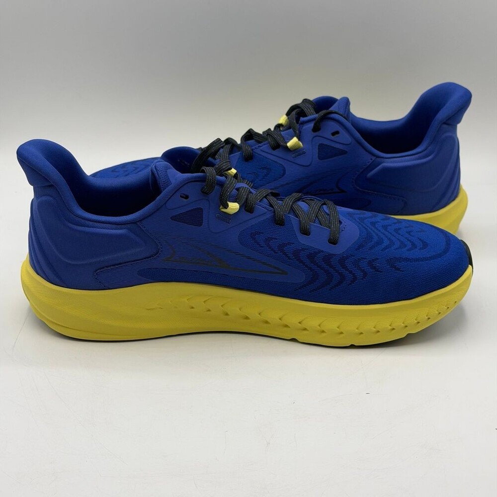 Altra Torin 7 ALOA82C4470 Men's Size 9 Blue/Yellow Road Running EGO Max Shoes - Picture 4 of 9
